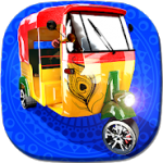 Tuk Tuk drive Traffic Simulator 3D