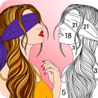 Premium Coloring Book — color by number for adults