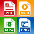 All Files Converter — PDF, DOC, JPG, GIF, MP3, AVI