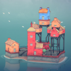 Water Town — Townscaper