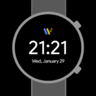 Pixel Minimal Watch Face